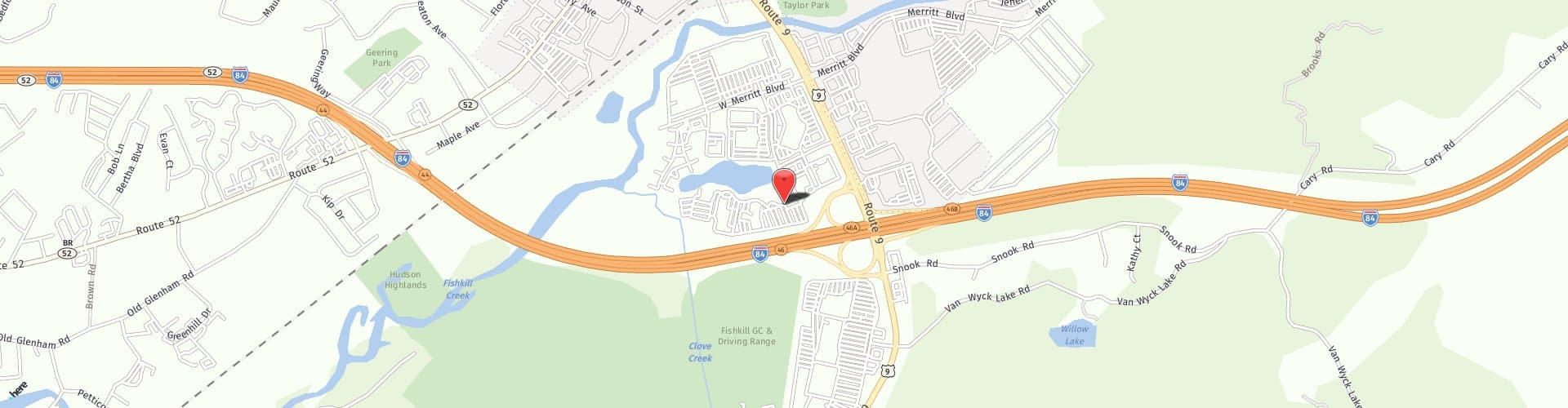 Location Map: 300 Westage Business Center Drive Fishkill, NY 12524