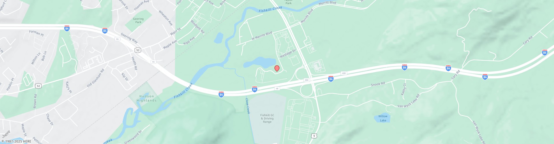 Location Map: 300 Westage Business Center Drive Fishkill, NY 12524