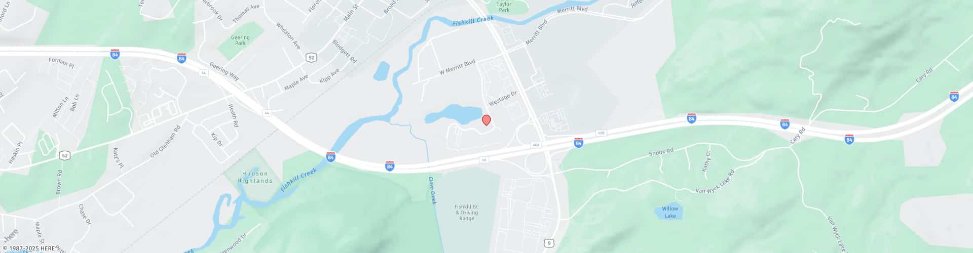 Location Map: 300 Westage Business Center Drive Fishkill, NY 12524